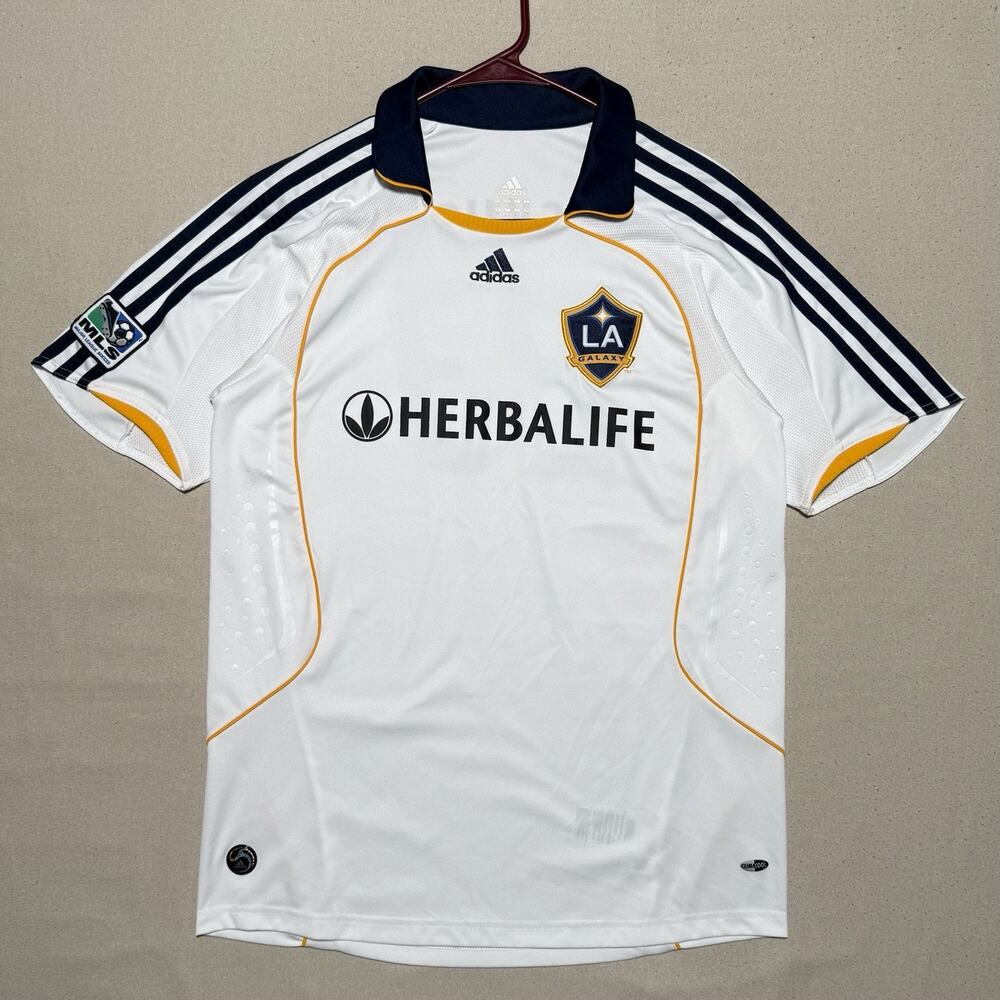 Adidas LA Galaxy 2007/2008 David Beckham #23 Home Jersey Men's Size XL EUC - Picture 1 of 11